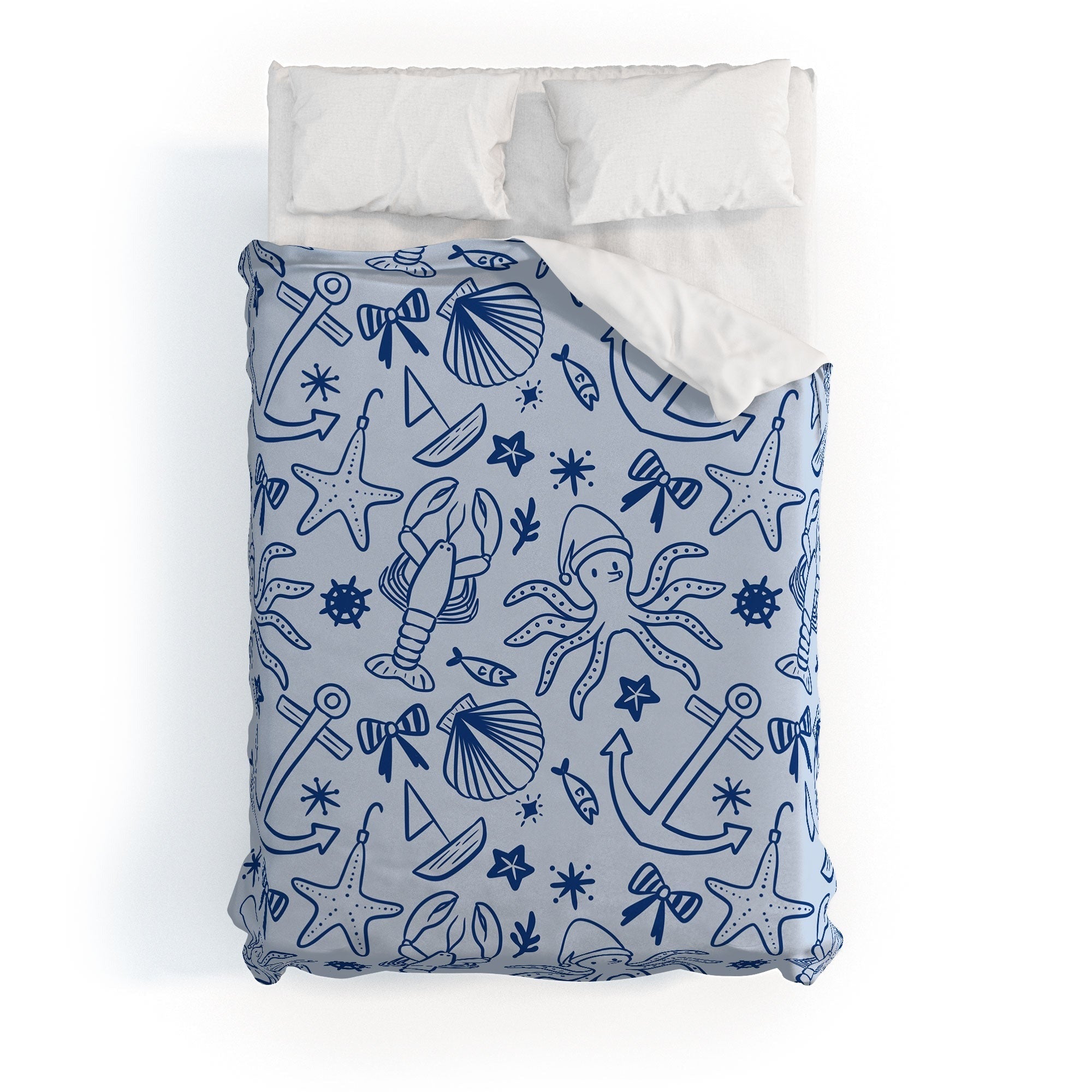 Design by Spark Marine Christmas Holiday Duvet Cover
