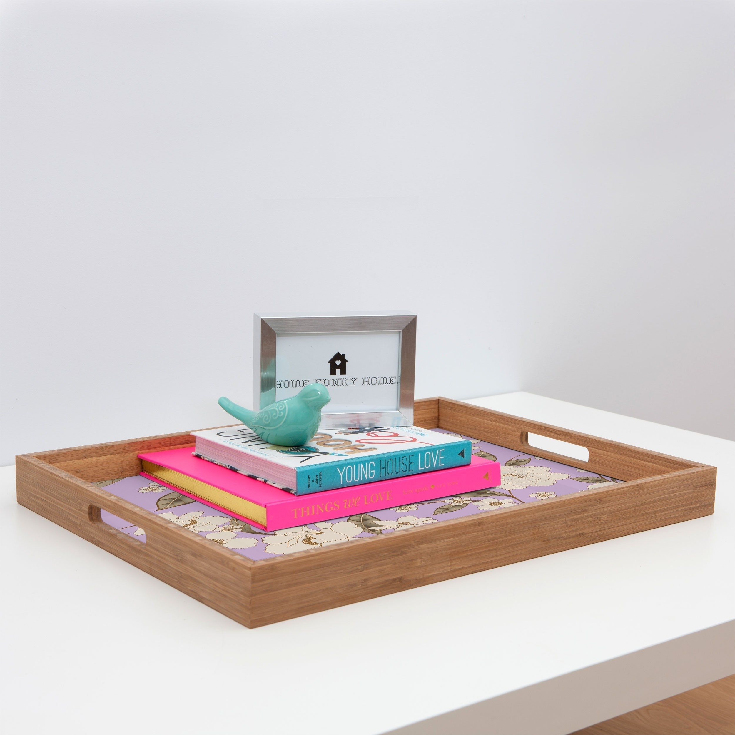Gabriela Fuente Roberta lilac Rectangular Tray