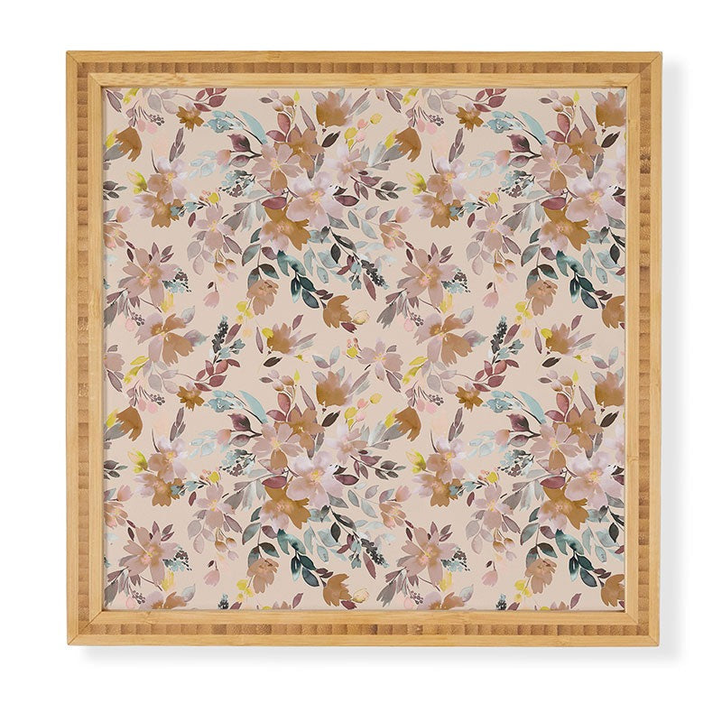 Ninola Design Botanic Retreat Floral Oleander Whimsical Soft Pink Framed Wall Art