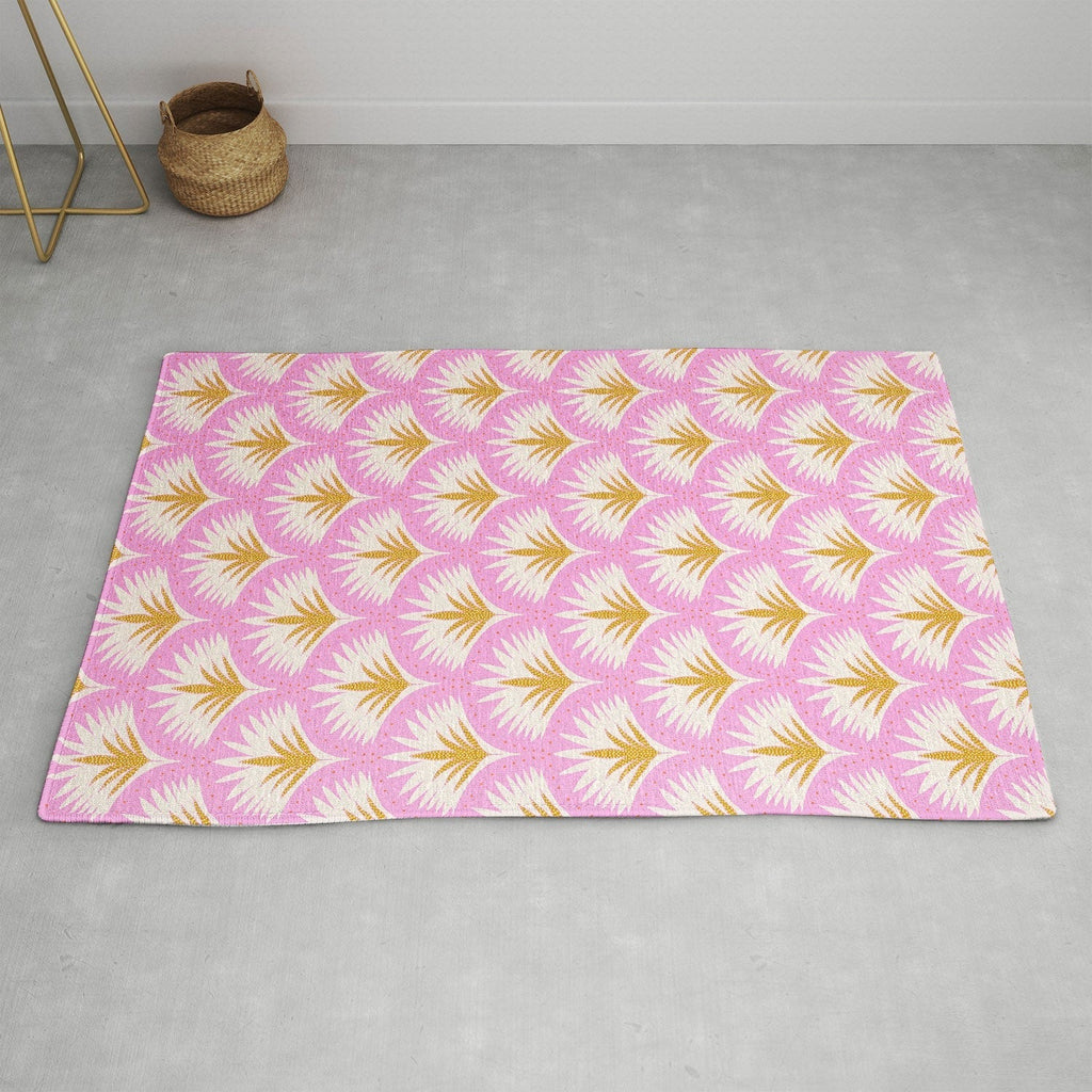 Jennifer Labre Pink Palmetto Area Rug