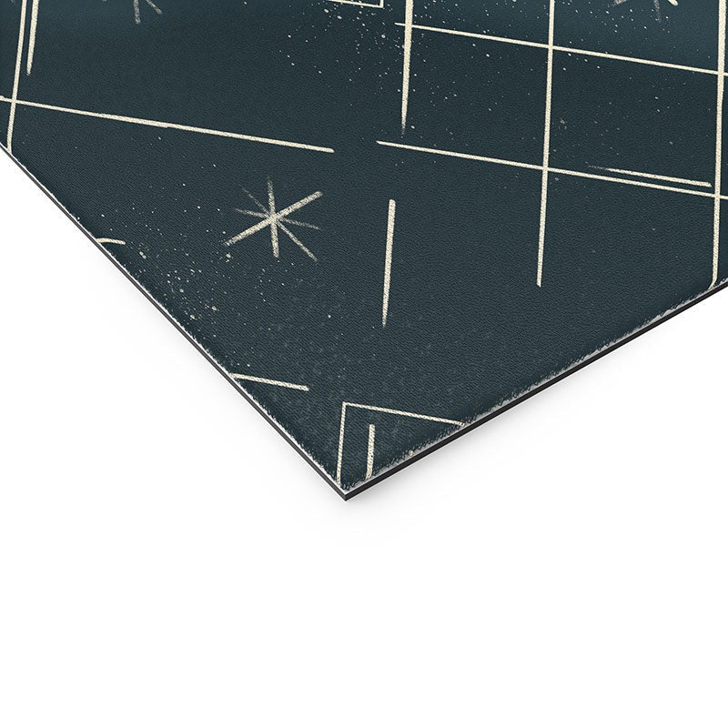 Little Om Starry Web navy Welcome Mat
