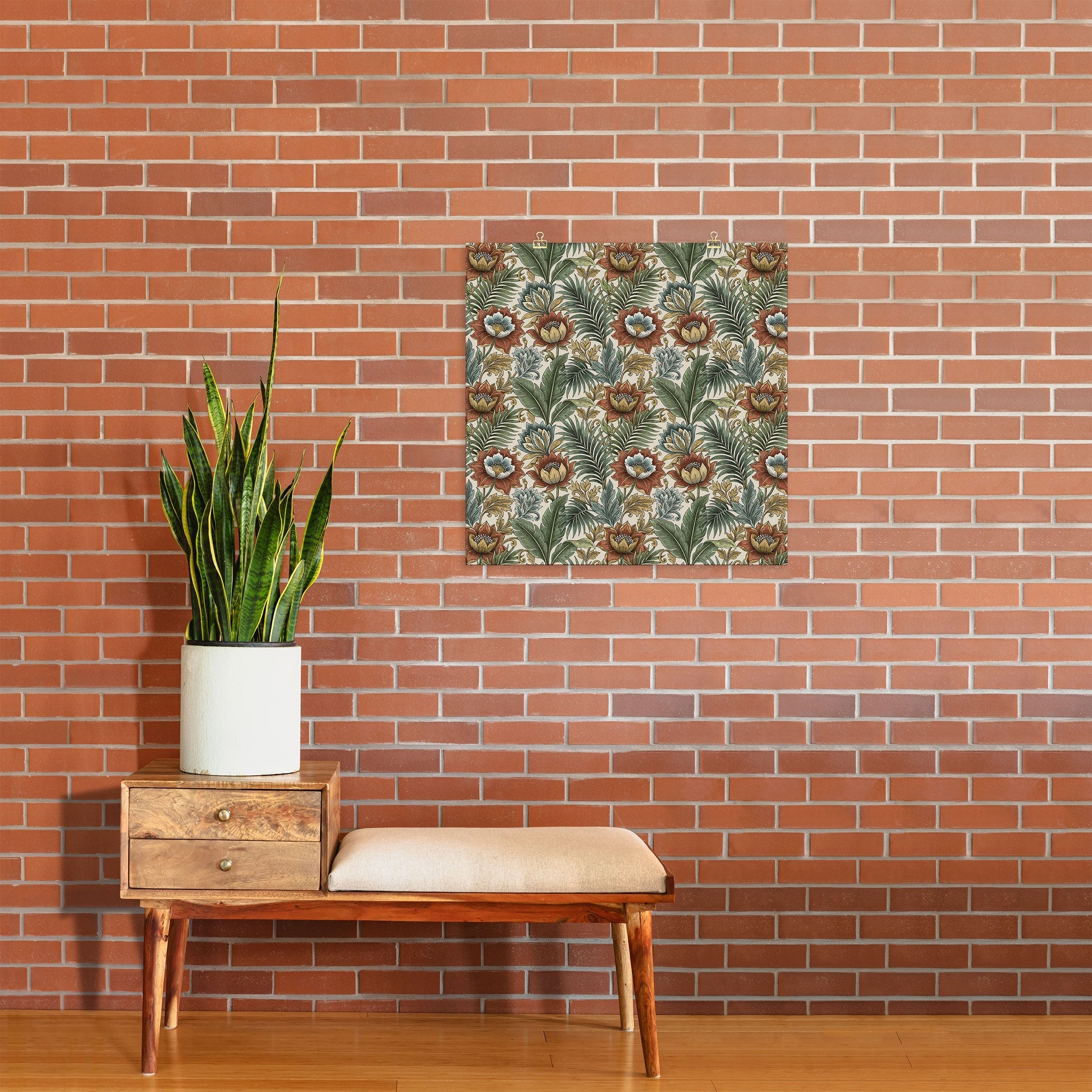 Marta Barragan Camarasa Retro Jungle Garden Art Print