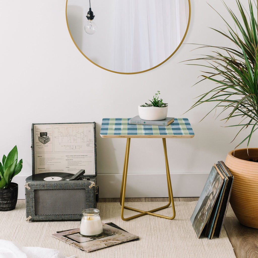 Marta Barragan Camarasa Country Style Checks Side Table