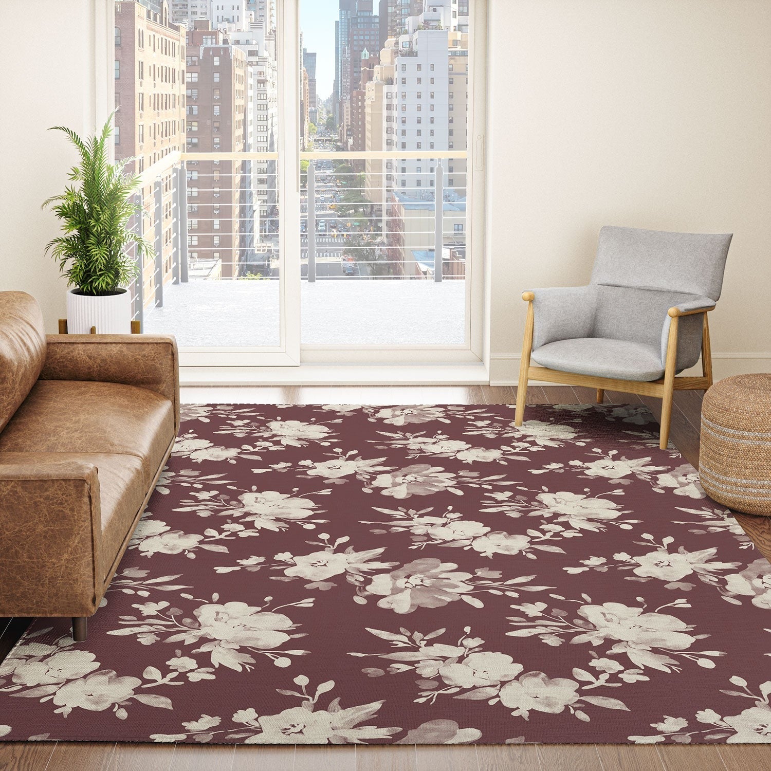 Marta Barragan Camarasa Antique Petal Romance Area Rug