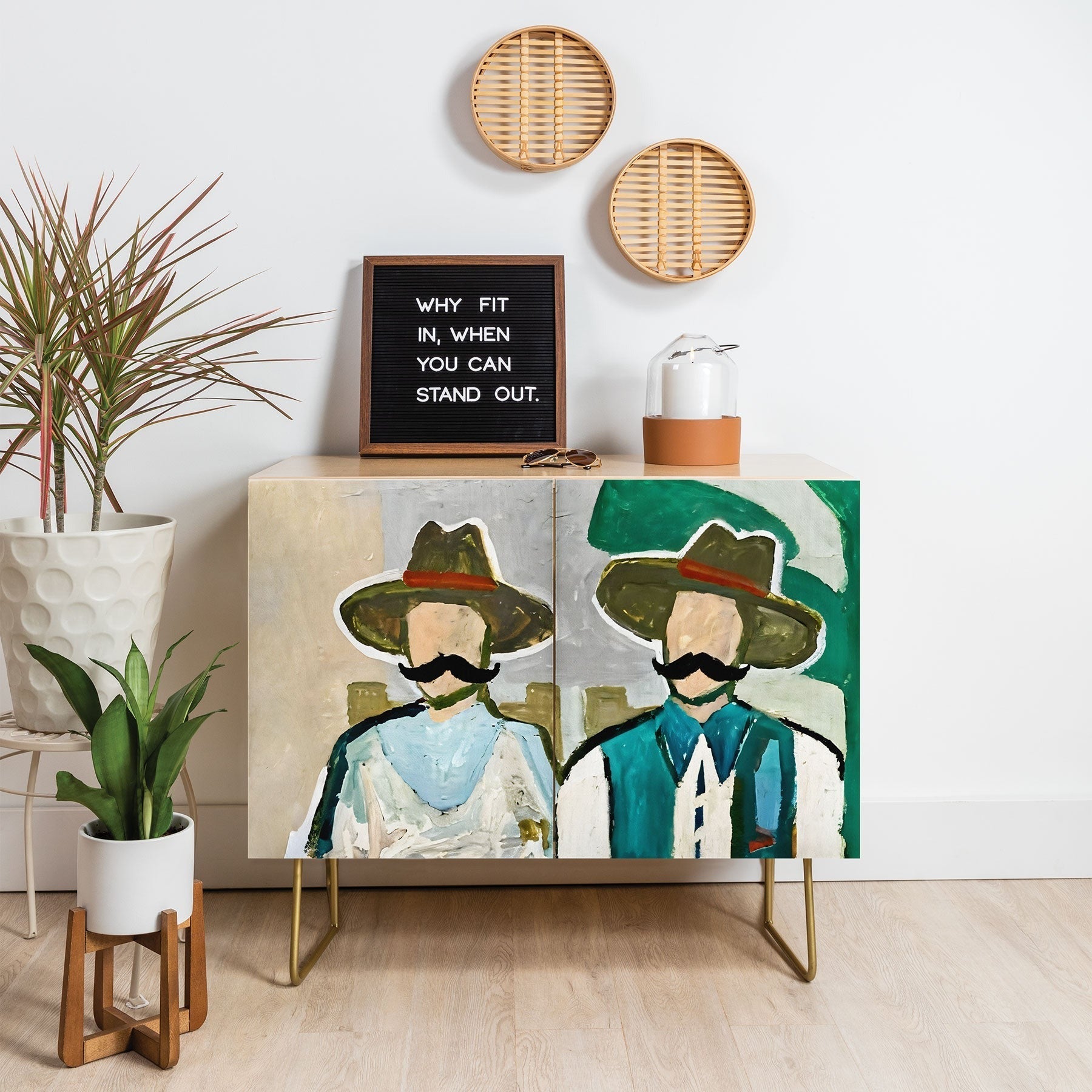 83 Oranges Side By Side Cowboy Edition Credenza