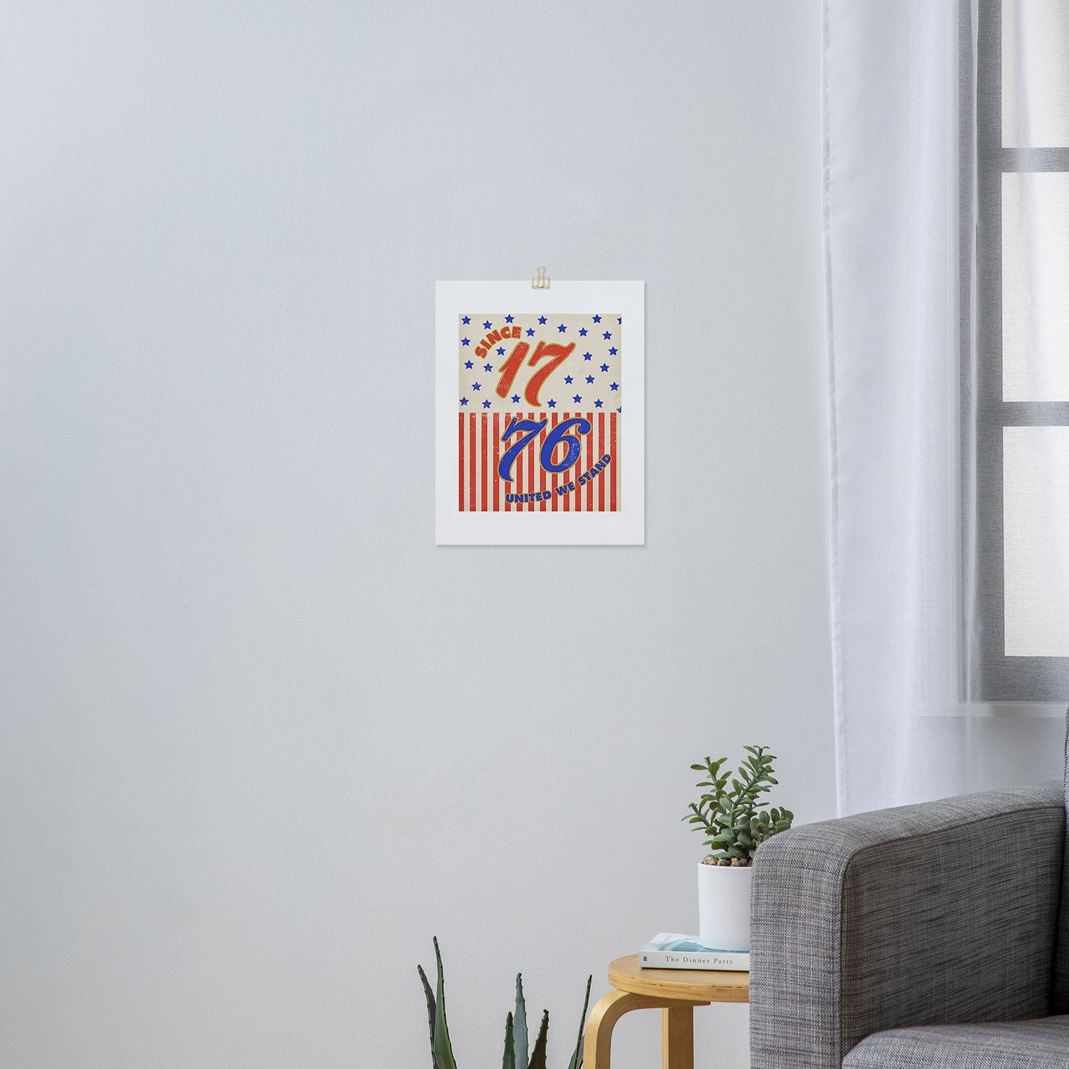 DENY Designs 1776 Stars Art Print