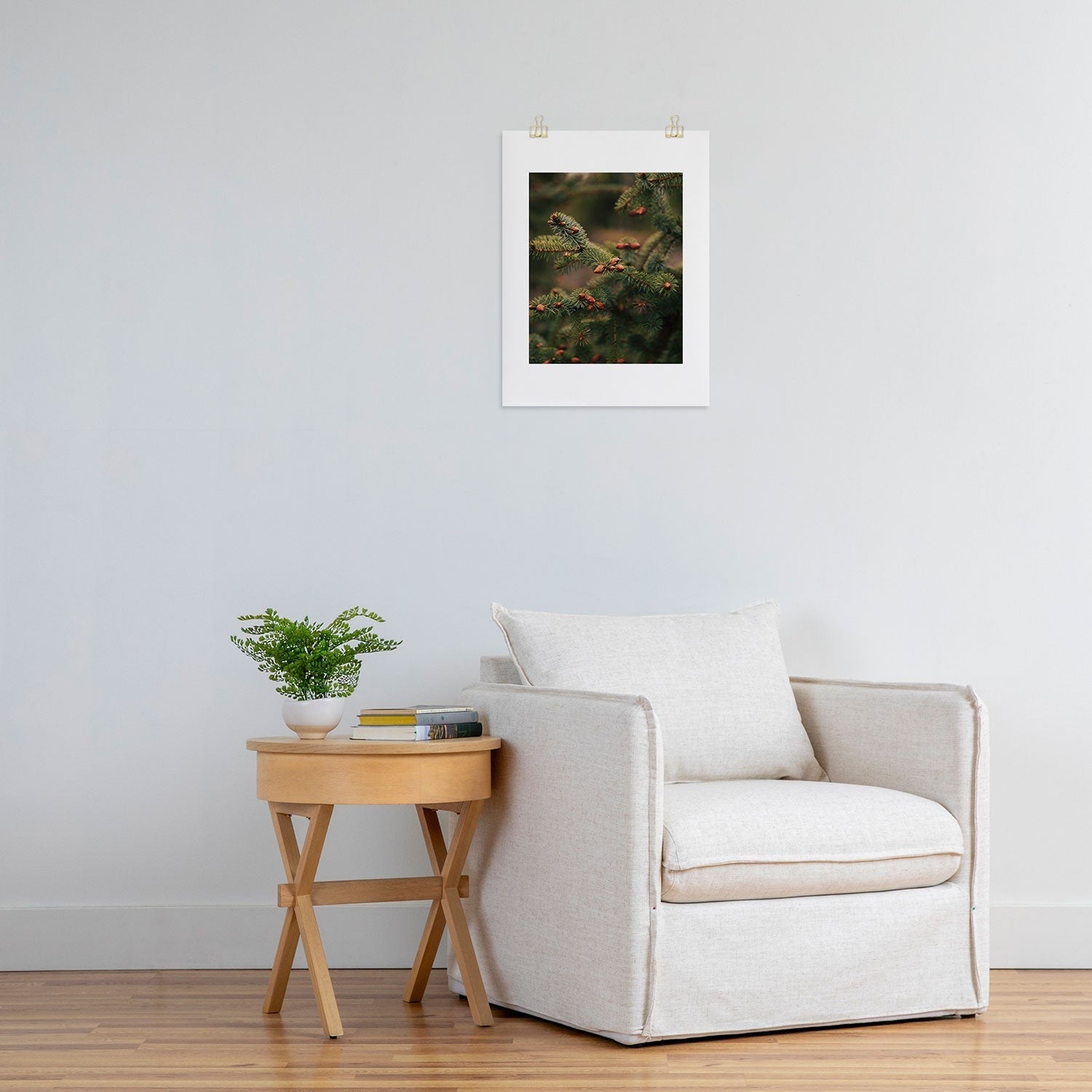 Hannah Kemp Spruce Tips Art Print