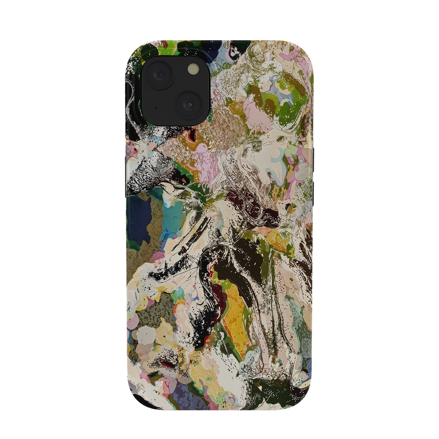 83 Oranges Echoes Beneath the Surface Phone Case