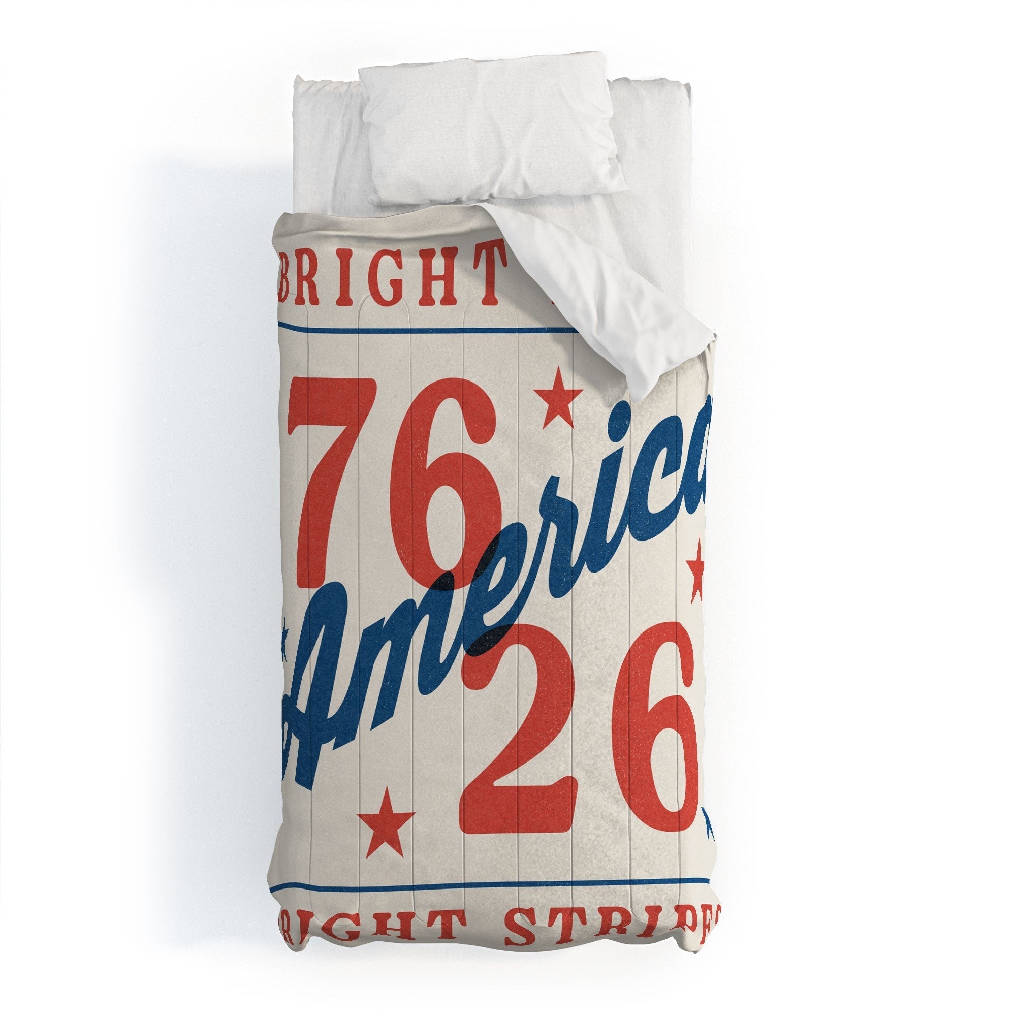 DENY Designs Bright Stars Bright Stripes Comforter
