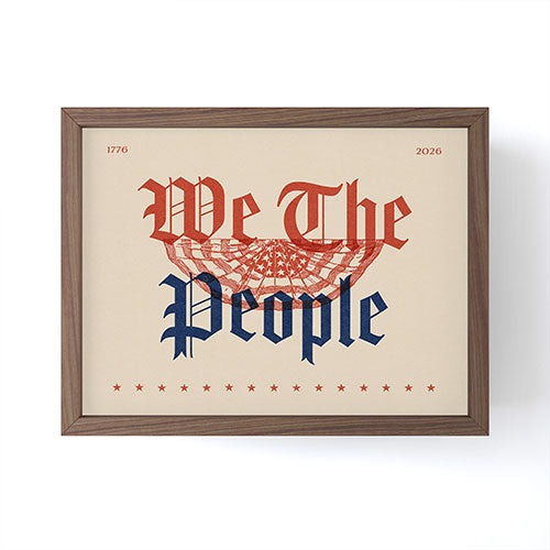 DENY Designs We The People ii Framed Mini Art Print