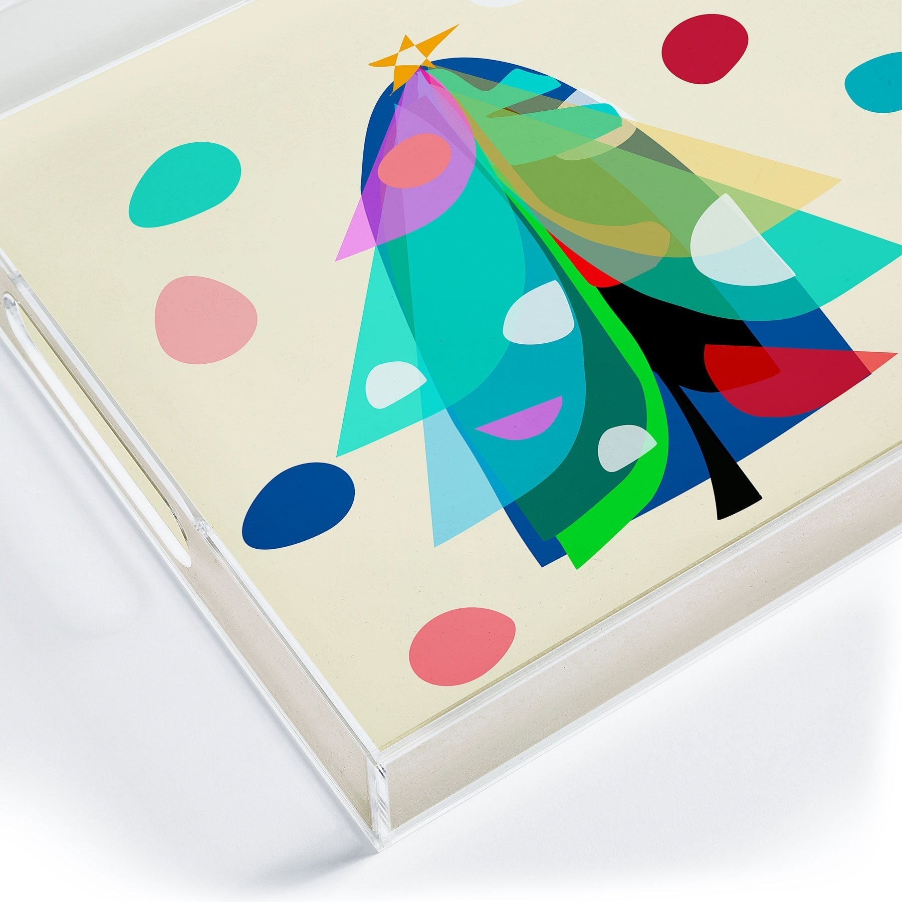 Mirimo Decorated Tree Acrylic Tray