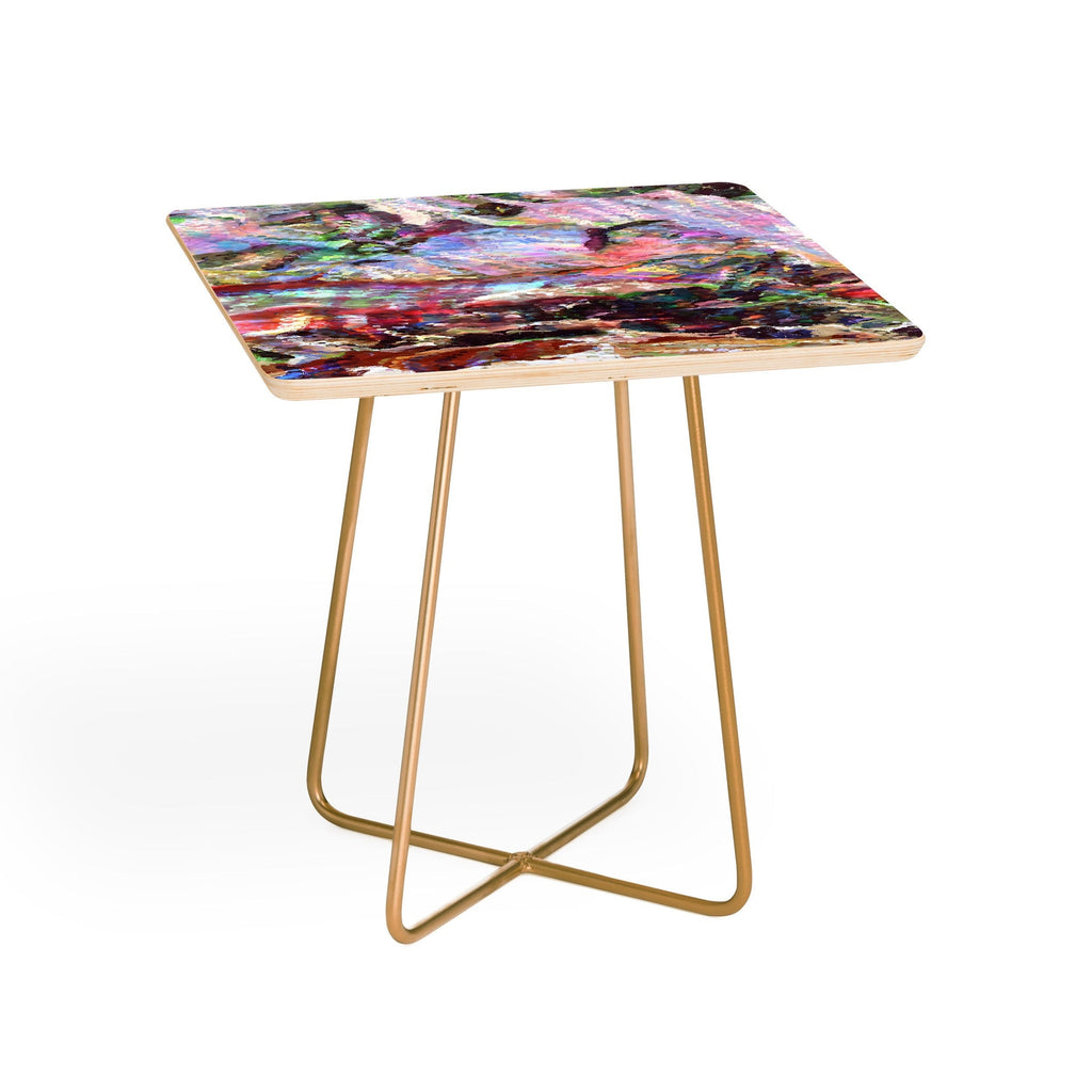 83 Oranges Sequin Haze Side Table