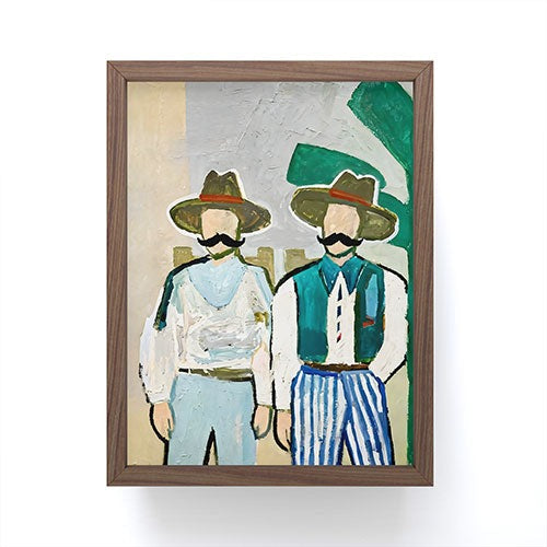 83 Oranges Side By Side Cowboy Edition Framed Mini Art Print