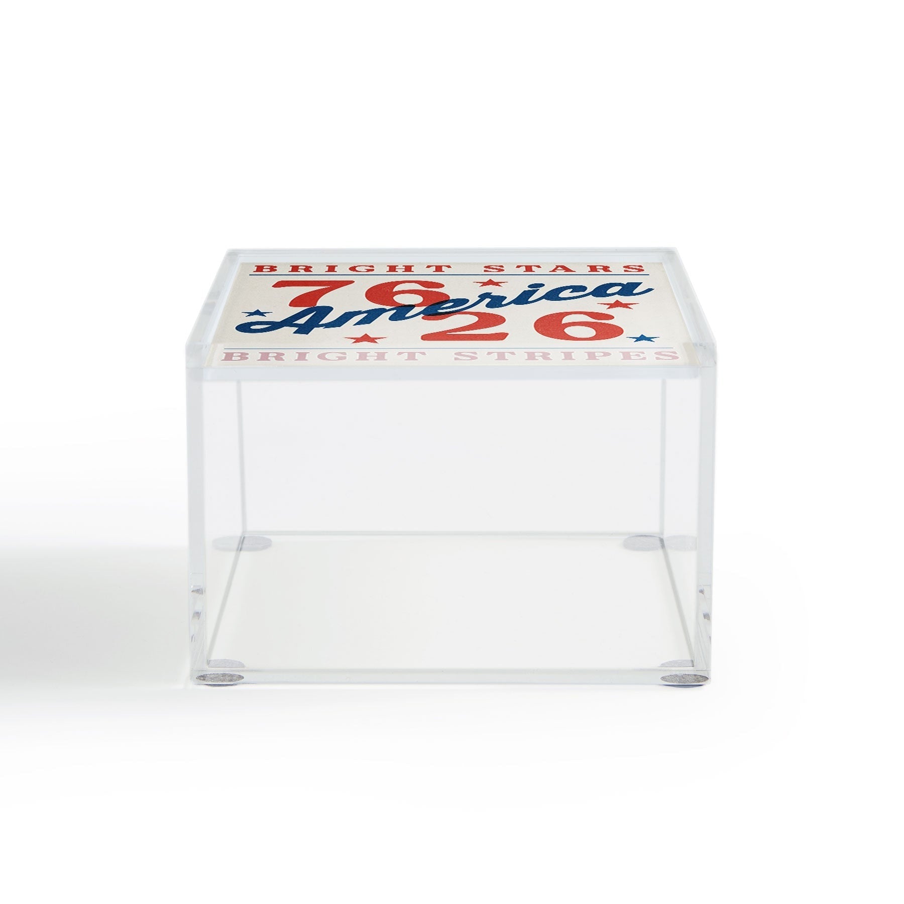 DENY Designs Bright Stars Bright Stripes Acrylic Box