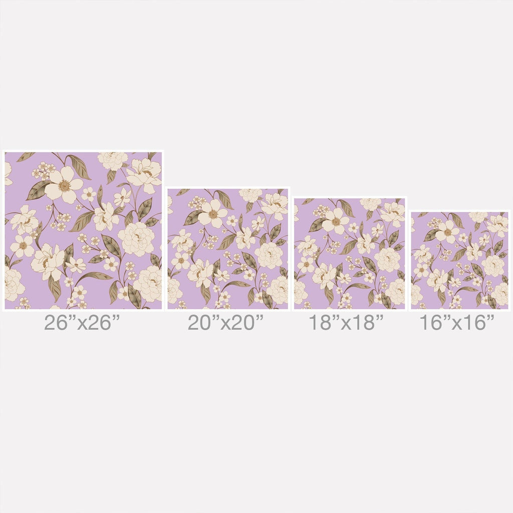 Gabriela Fuente Roberta lilac Outdoor Throw Pillow