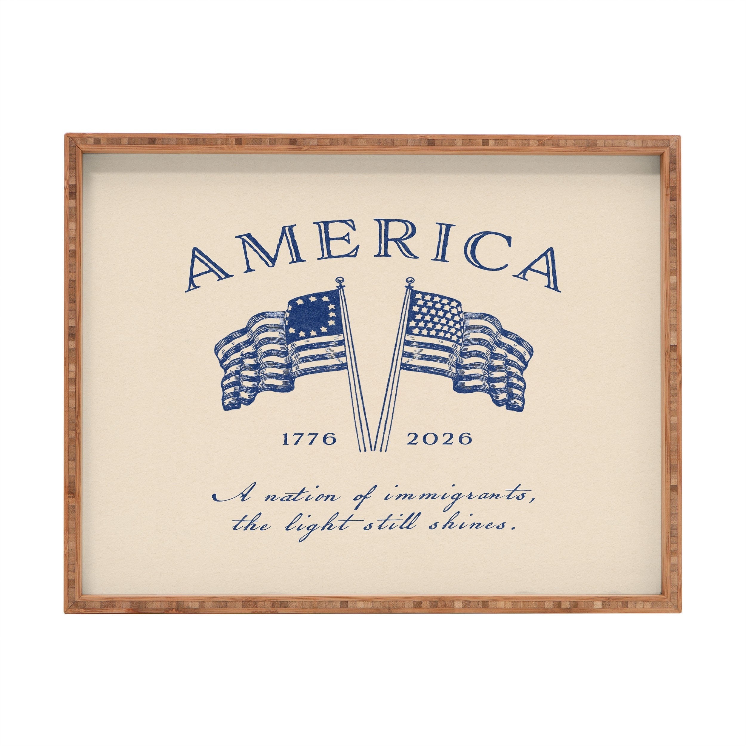 DENY Designs America250 Rectangular Tray