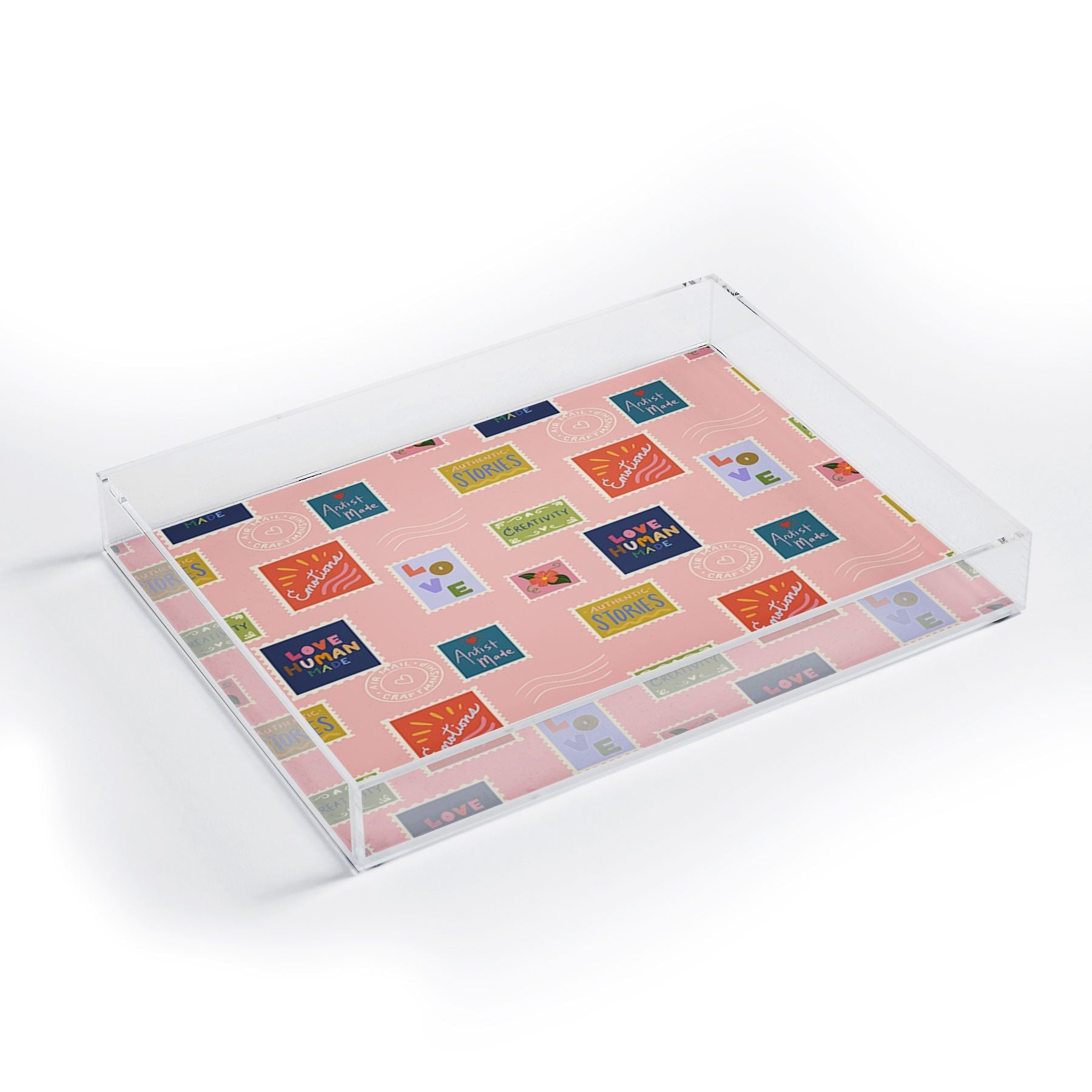 Design by Spark Love Human Made Stamps Acrylic Tray
