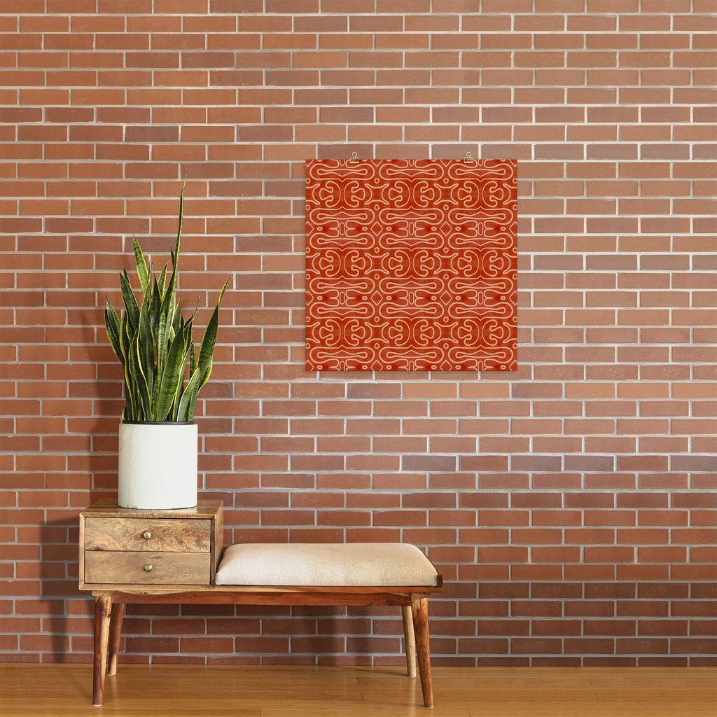 Mirimo Venexiana Burnt Orange Art Print