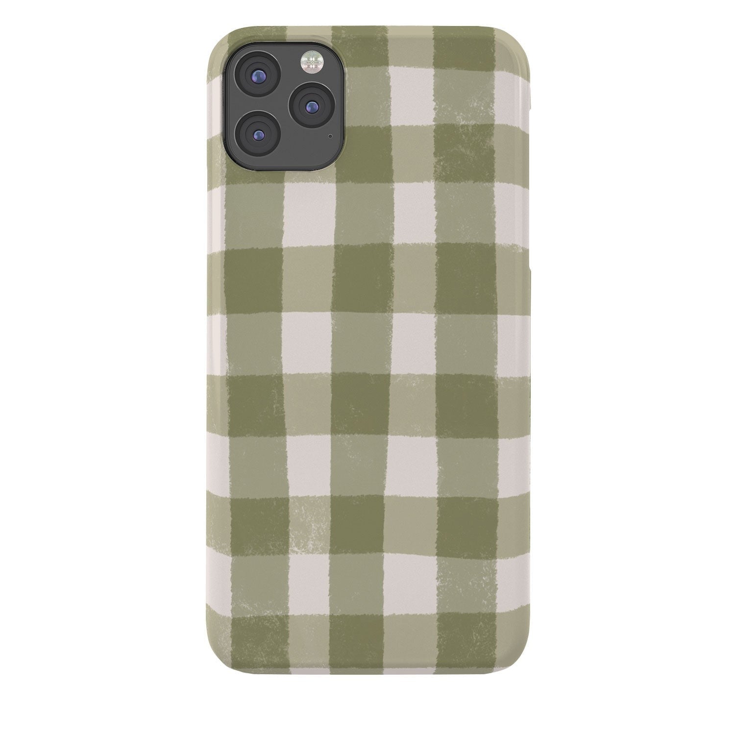 Menina Lisboa Rustic Green Plaid Phone Case