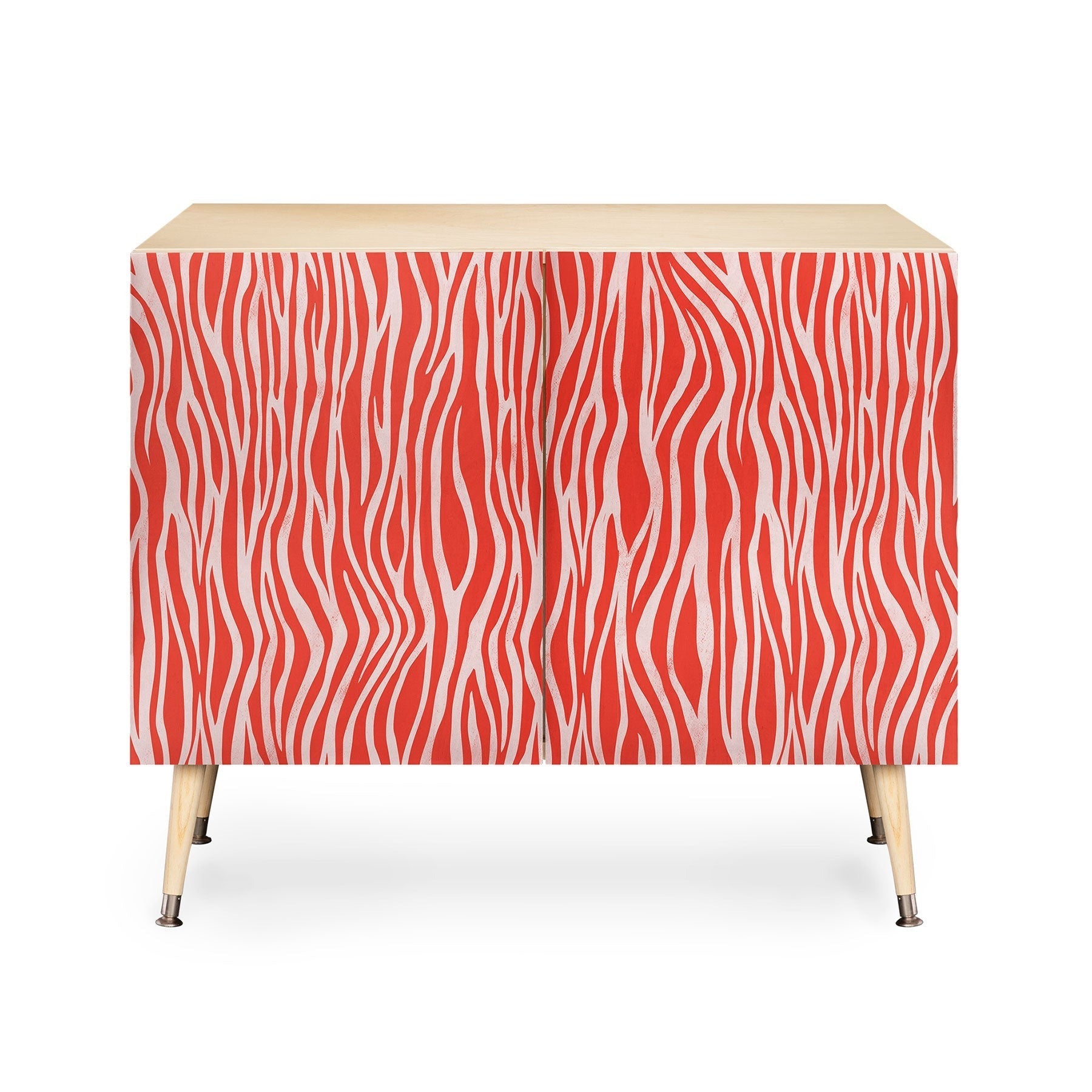 Avenie BR Red Zebra Stripe Credenza