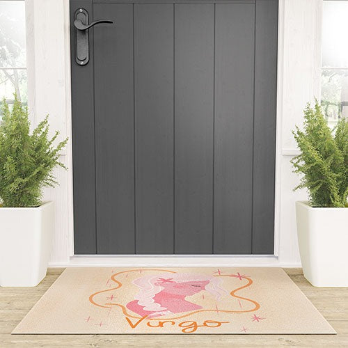 Little Om Zodiac Sign Virgo Welcome Mat