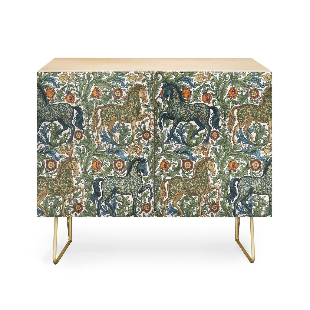 Marta Barragan Camarasa Renaissance Horse Garden Credenza