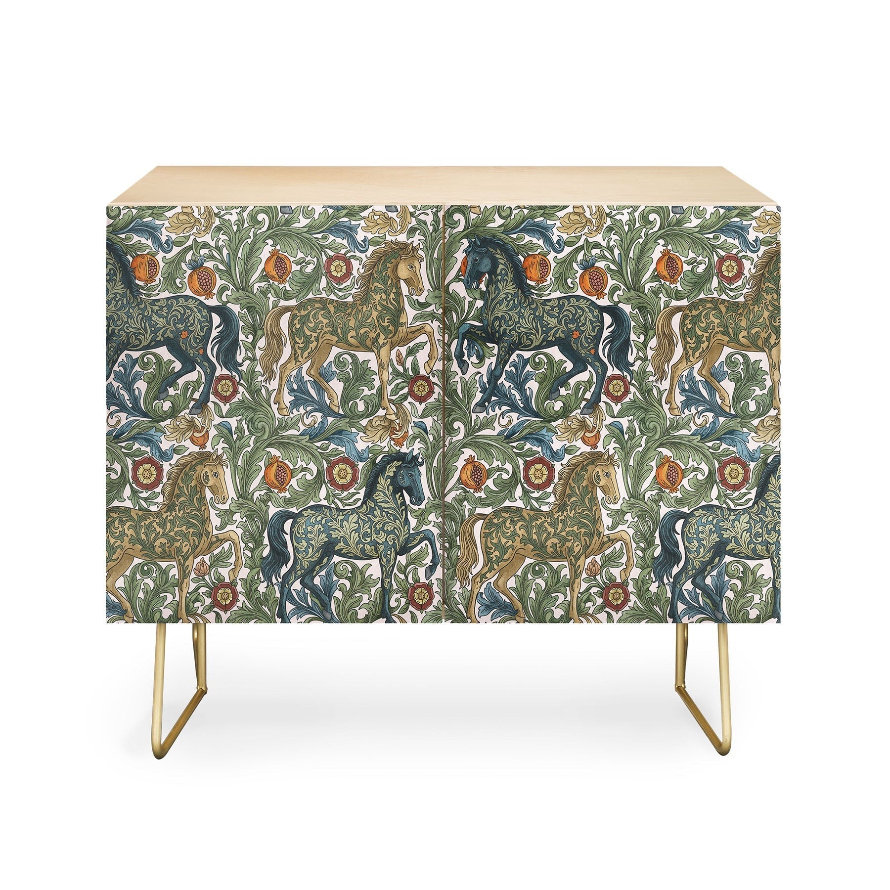 Marta Barragan Camarasa Renaissance Horse Garden Credenza