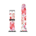 Ninola Design Botanic Retreat Coral Reef Crab Lobster Red Apple Watch Band