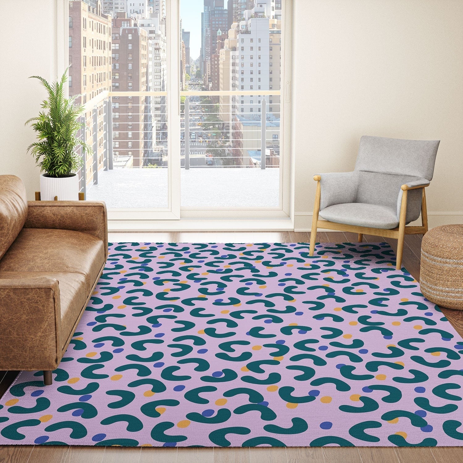 Camilla Foss Pebbles Mix Area Rug