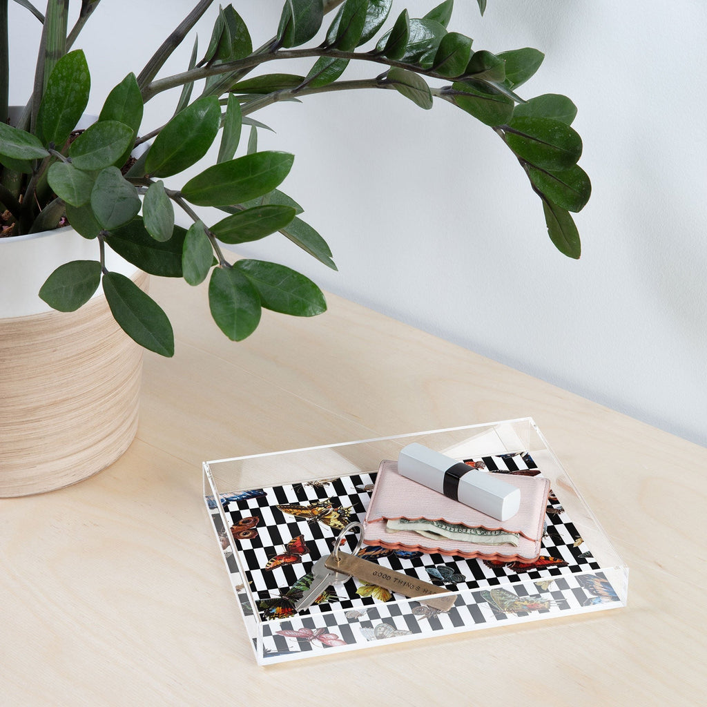 kikasworkshop Butterfly Ballet Acrylic Tray