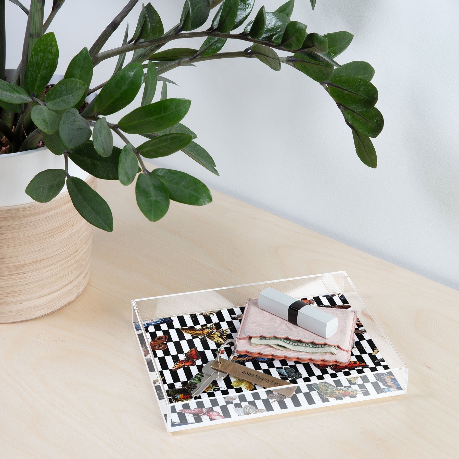 kikasworkshop Butterfly Ballet Acrylic Tray