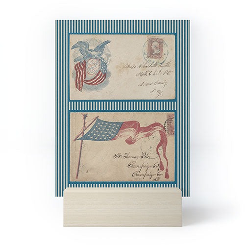 DENY Designs Civil War Envelopes Mini Art Print