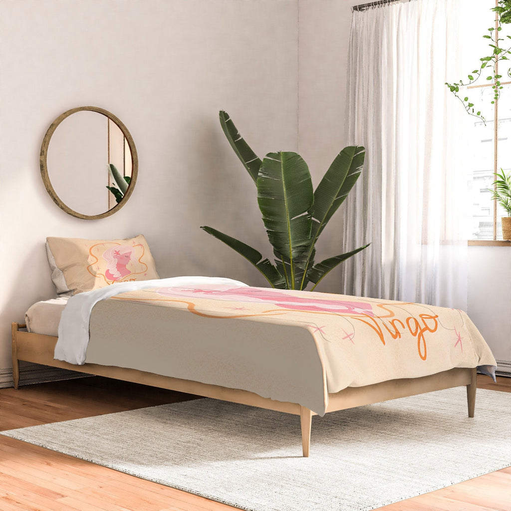 Little Om Zodiac Sign Virgo Comforter