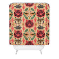 Design by Spark Tigress Queen Bee Shower Curtain