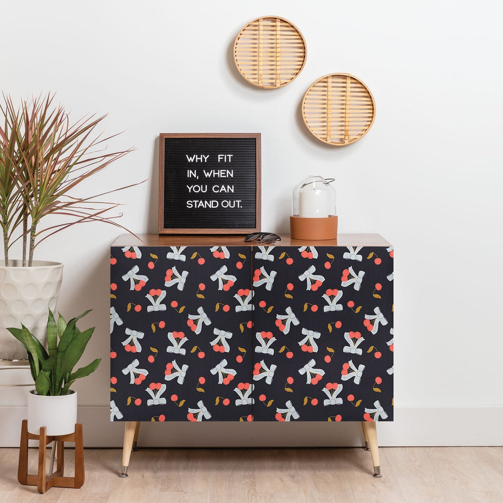 Jennifer Labre Cherries and Bows Credenza