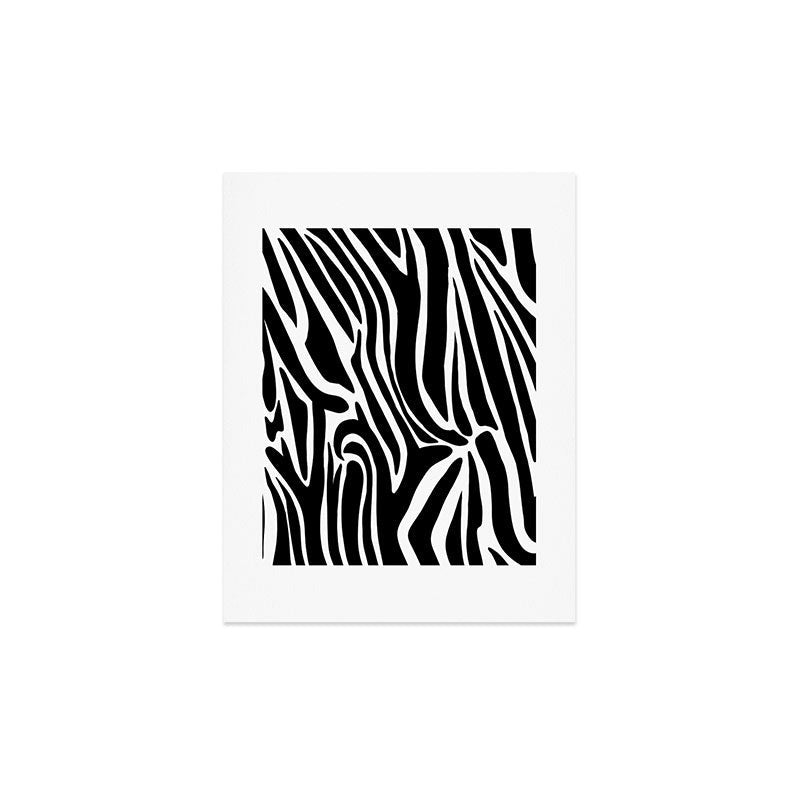Jennifer Labre Wild Zebra Art Print