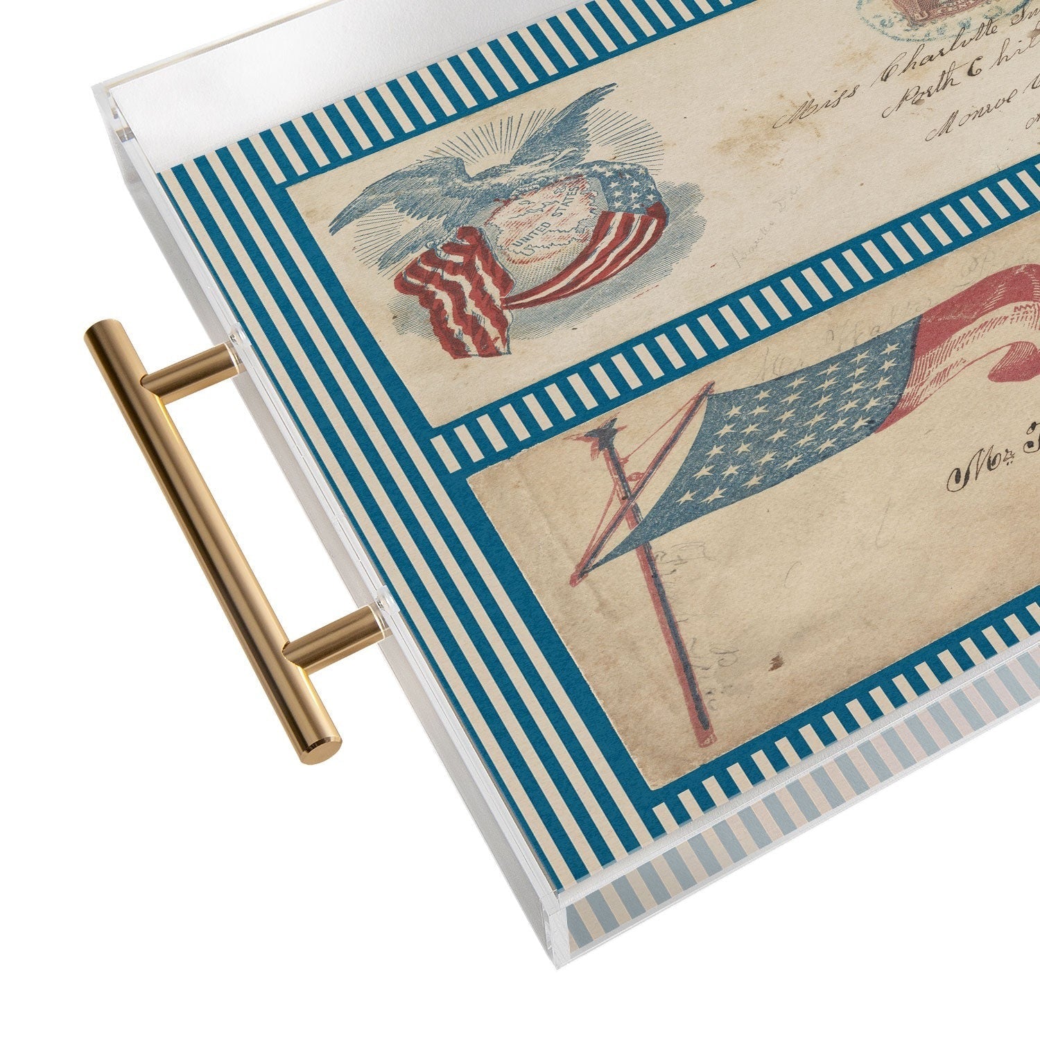 DENY Designs Civil War Envelopes Acrylic Tray