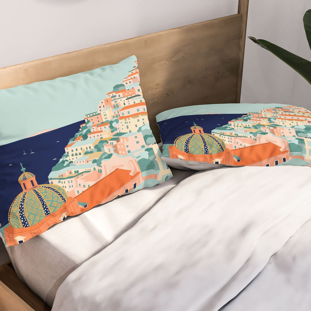 Valeria Frustaci Positano in Italy Pillow Shams