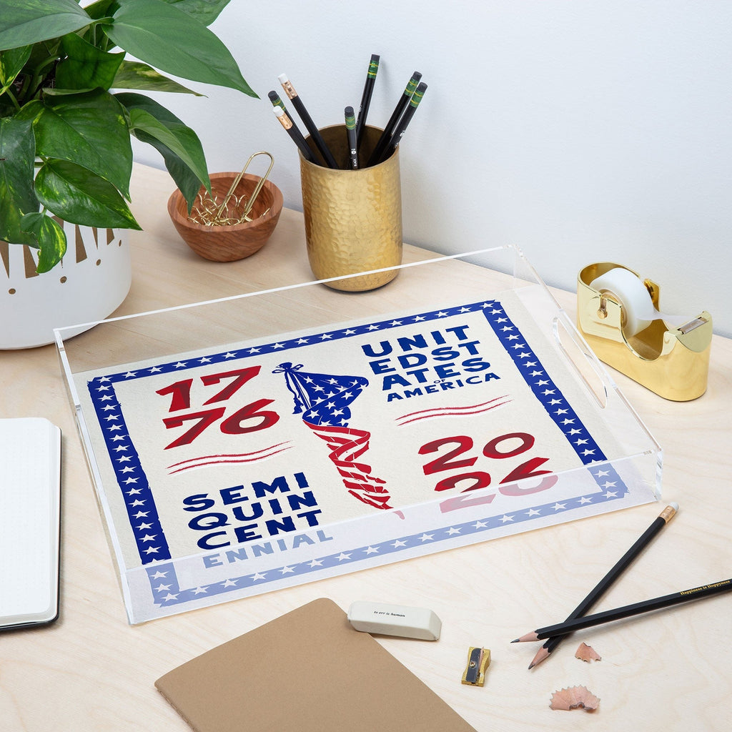 DENY Designs Retro 76 26 Acrylic Tray