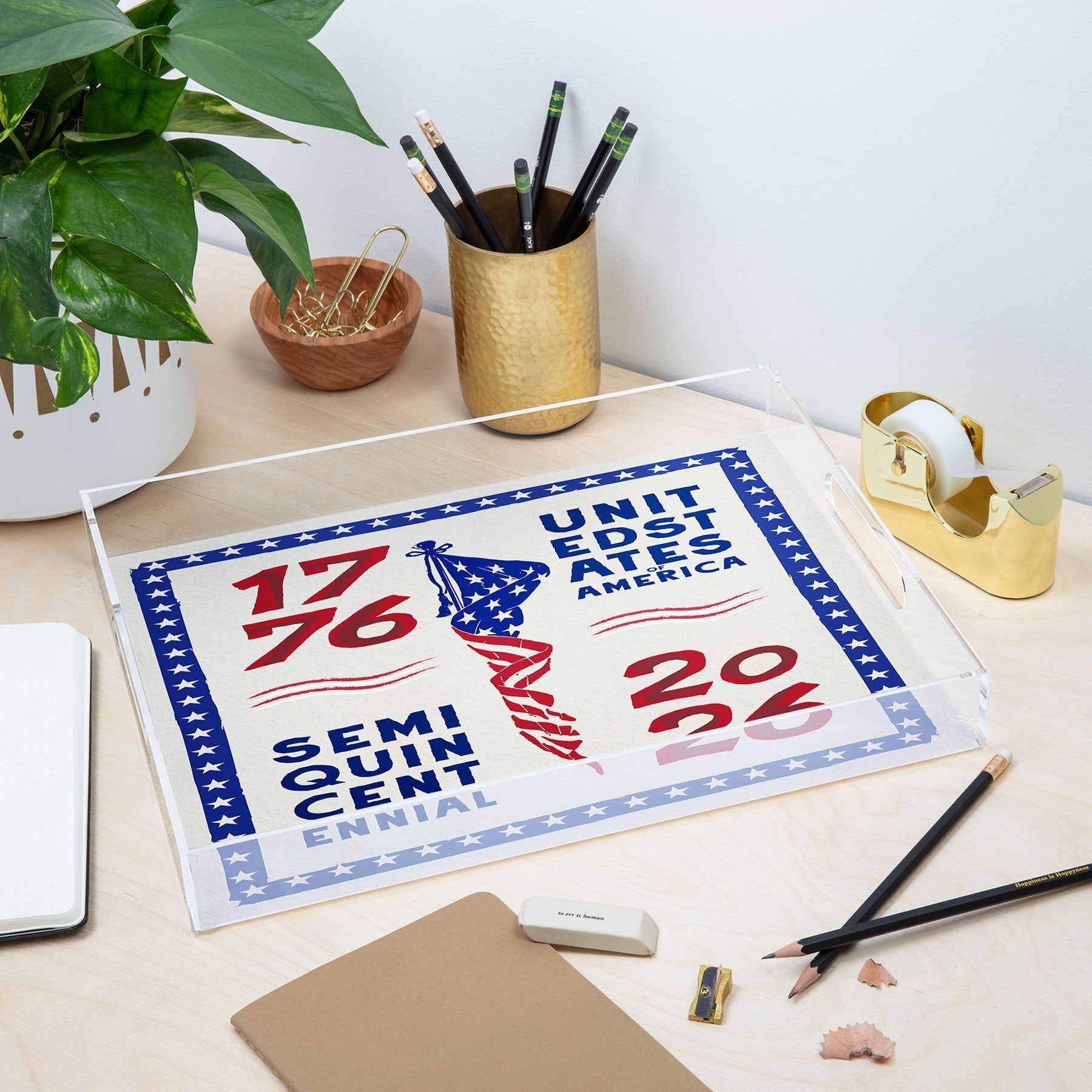 DENY Designs Retro 76 26 Acrylic Tray