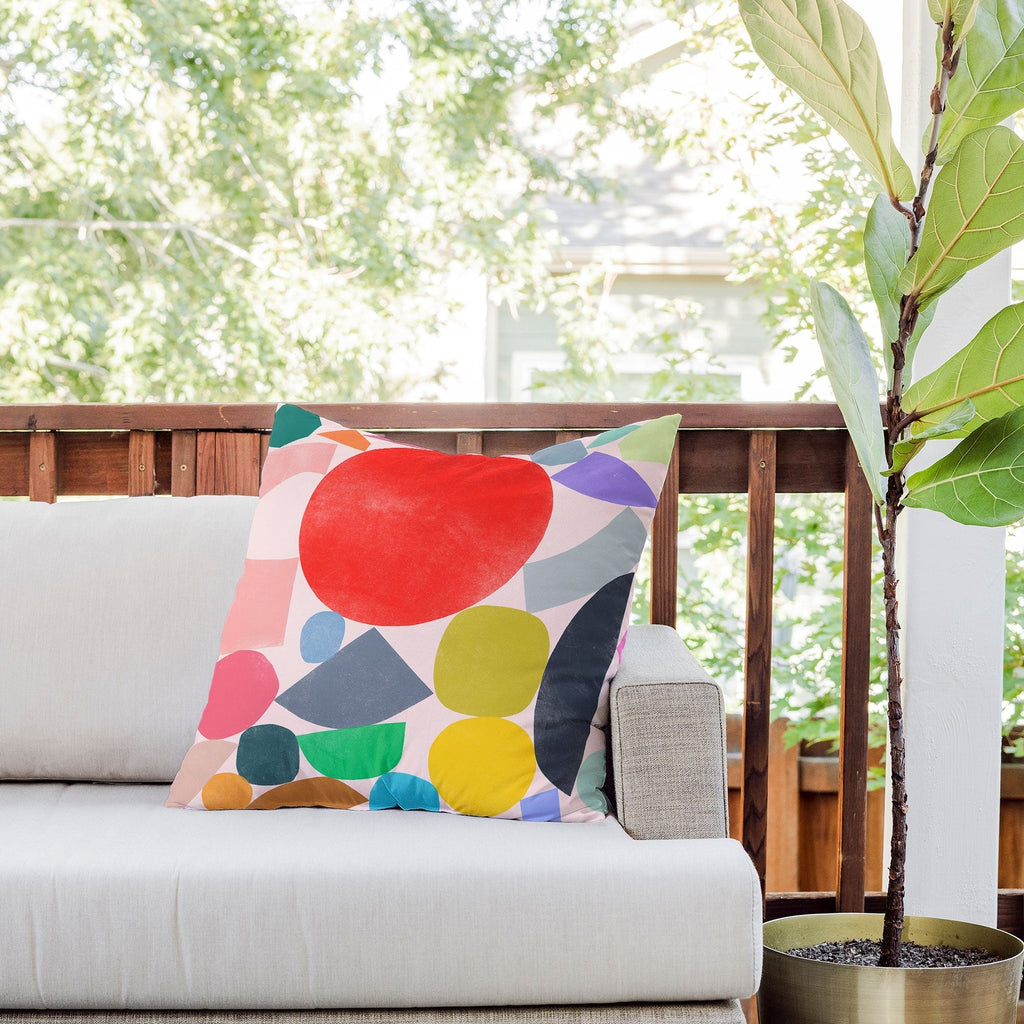 Garima Dhawan Colored Toys 4 Outdoor Throw Pillow