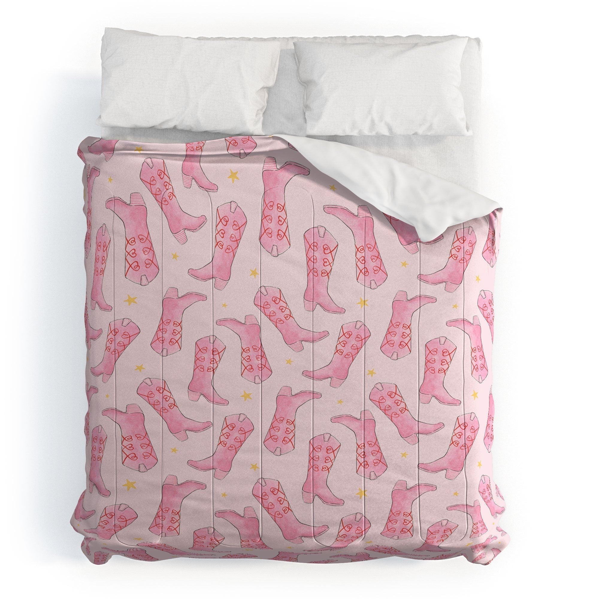 Love_Ryming Stars and Boots Comforter