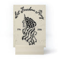 DENY Designs Let Freedom Ring Block Mini Art Print