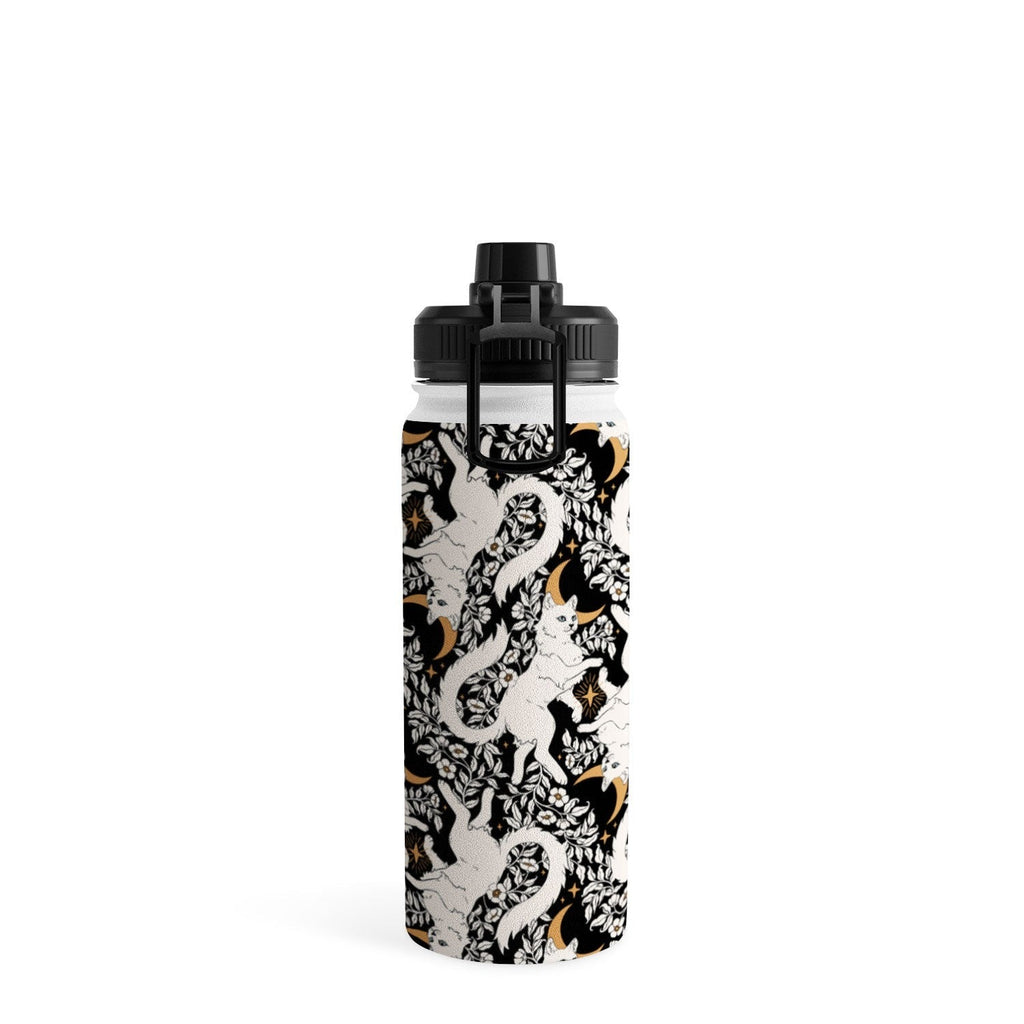 Avenie Celestial Cats Gold Water Bottle