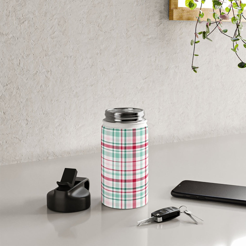 Lisa Argyropoulos Merry Vintage Plaid Water Bottle