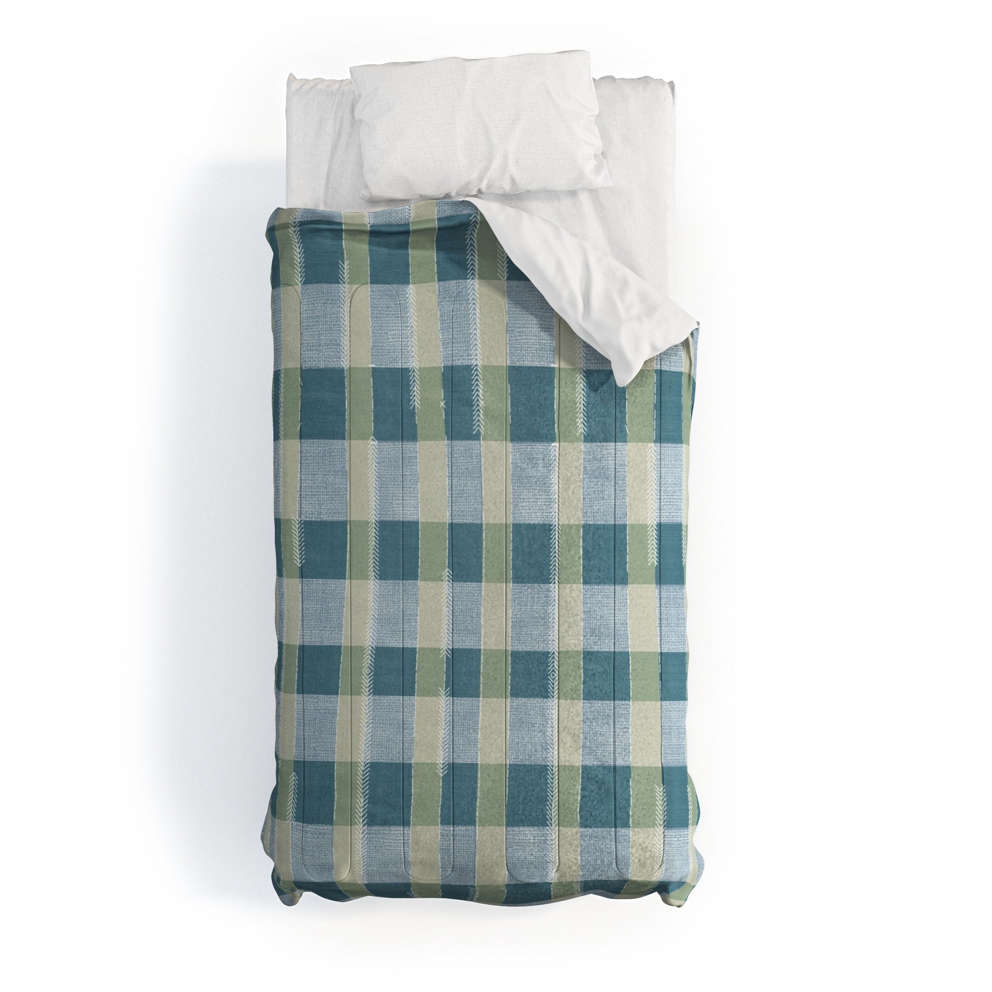 Marta Barragan Camarasa Country Style Checks Comforter