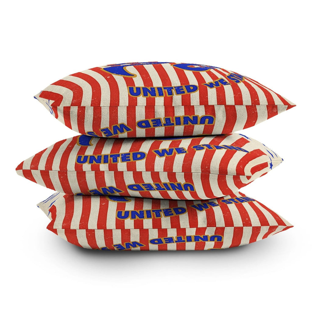 DENY Designs 1776 Stars Outdoor Throw Pillow