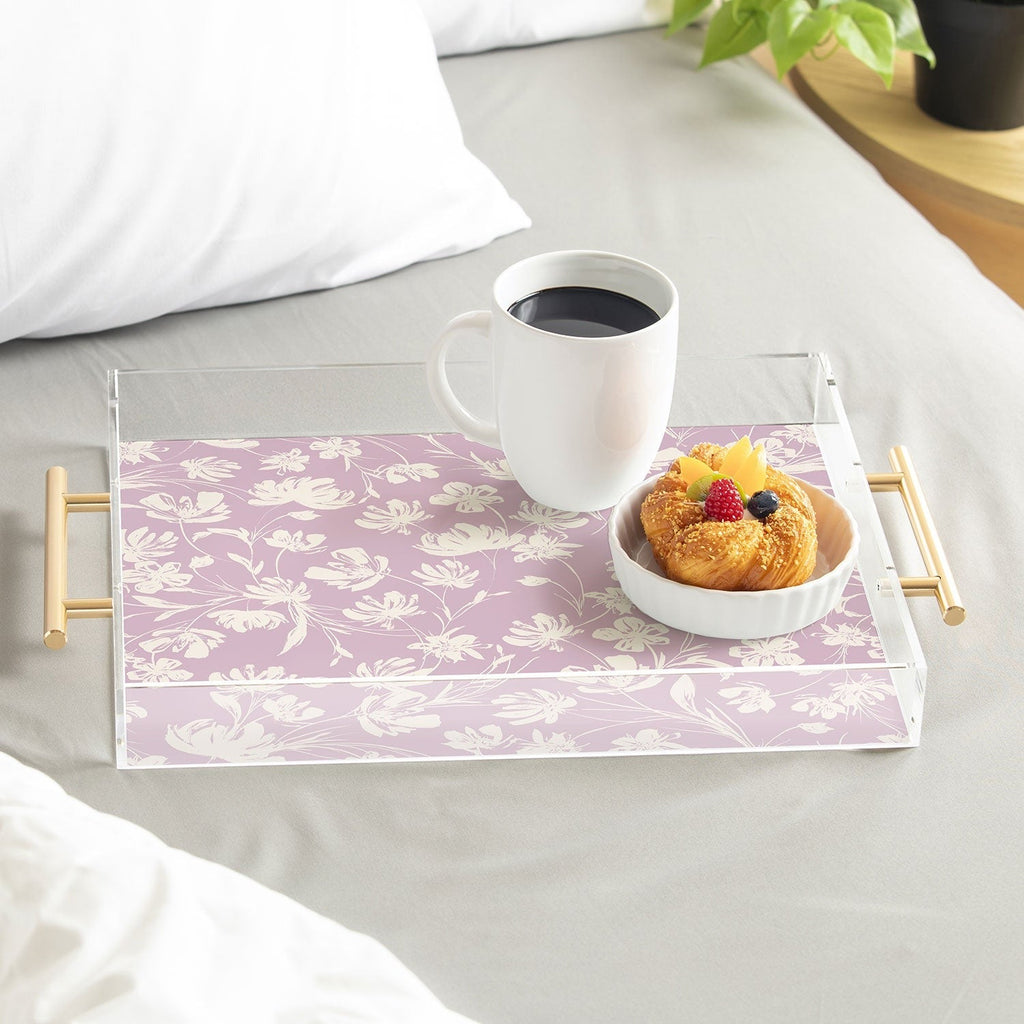 Gabriela Fuente Martine Lilac Acrylic Tray