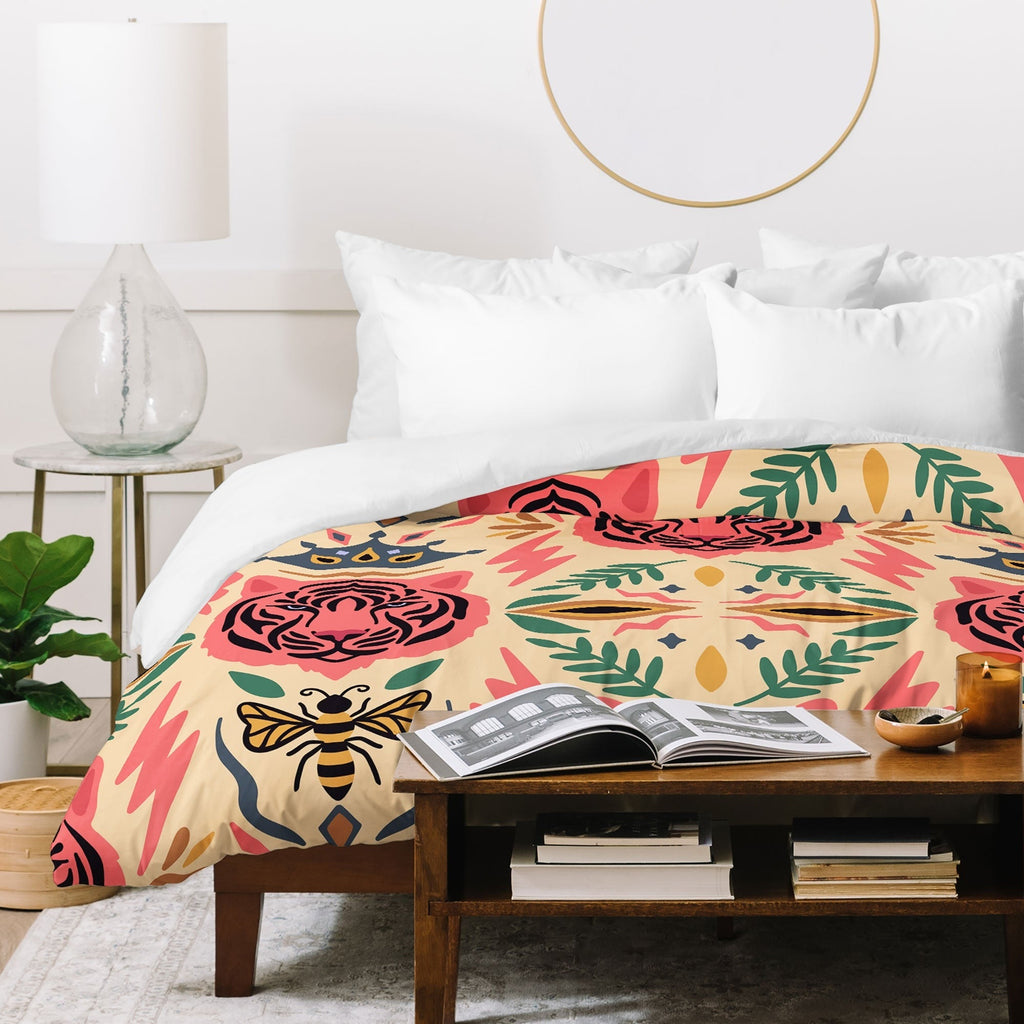 Design by Spark Tigress Queen Bee Duvet Cover