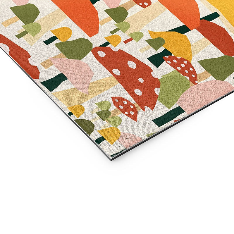 Valeria Frustaci autumnal mushrooms Welcome Mat